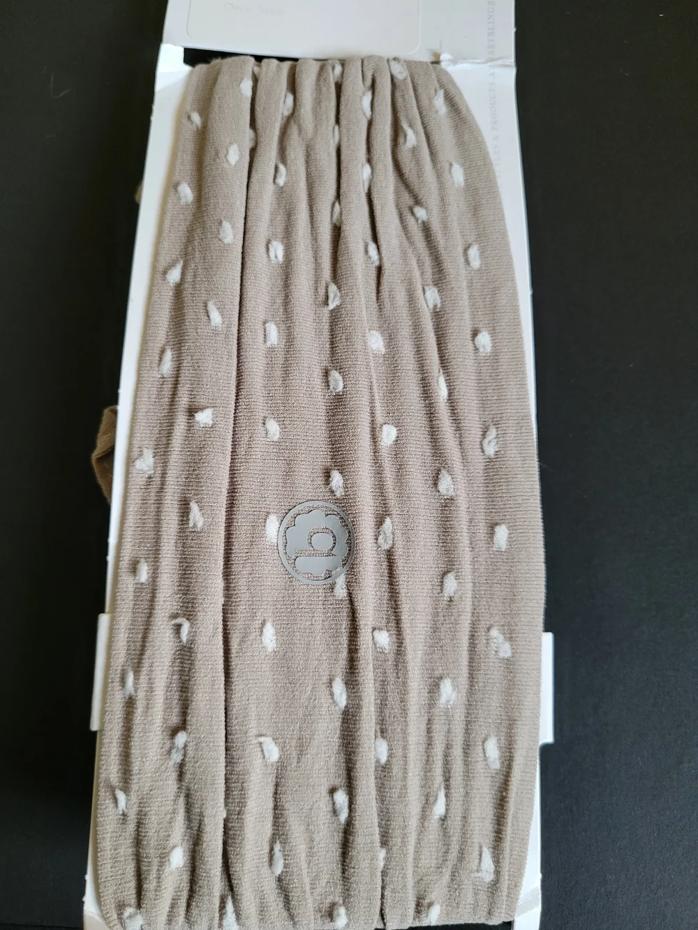 Baby Bling Taupe Heart Bow Headwrap for Kids